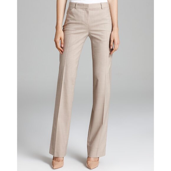 Womens Size 10 10x35 Theory Gray Max 2 Urban Stretch Wool Blend Trouser Pants - Picture 5 of 6